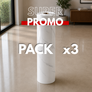 Pack AHORRO x3 rollos Calacatta Capri